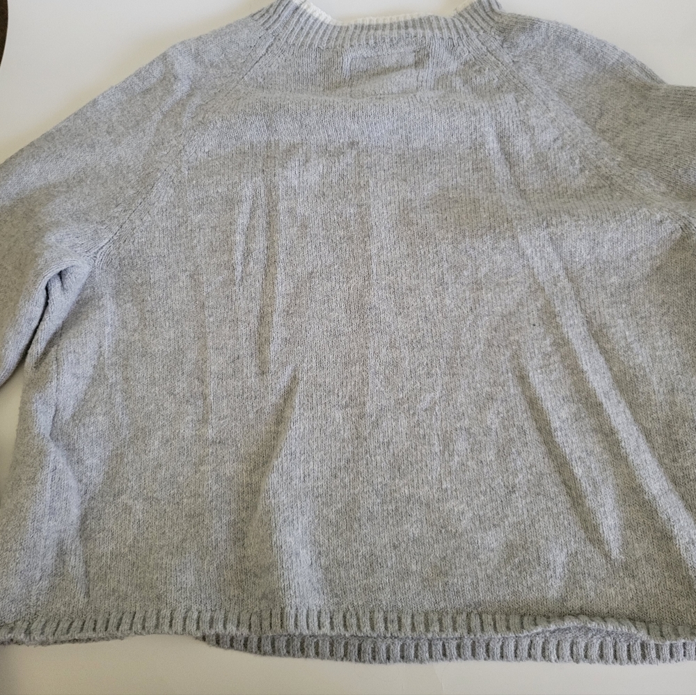 Hollister Grey Crop Sweater | Winter Sweater Size XS